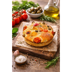 focaccia méditerranéen