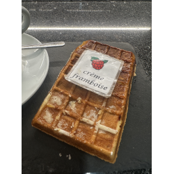gaufre crème framboise gaufre crème framboise