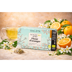 Thé blanc bio a la fleur d oranger
